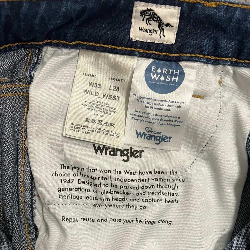 Wranglers High Waisted Wild West Ankle Jeans - Picture 7 of 9